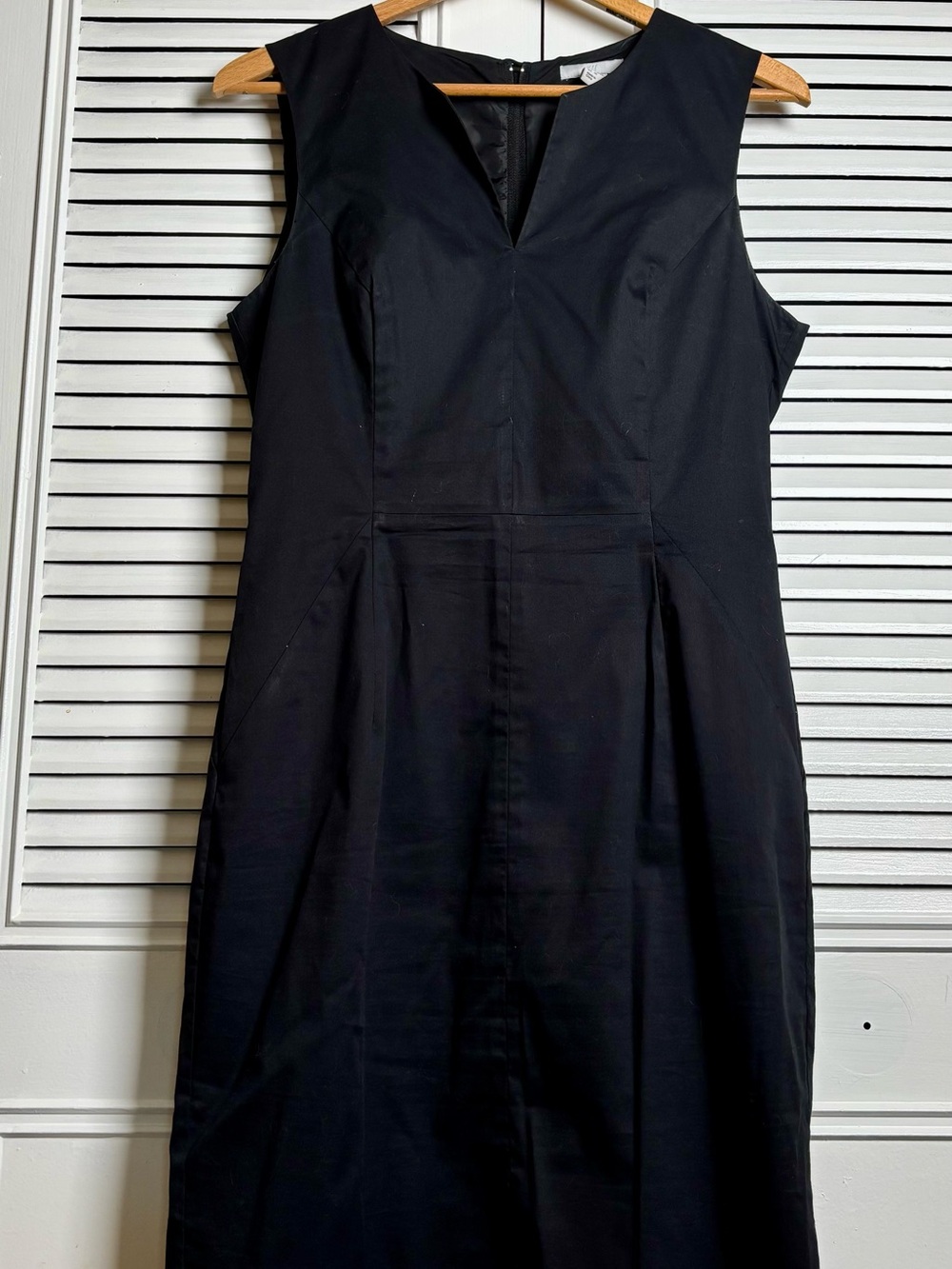 H&M Classic Black Sleeveless Sheath Dress
